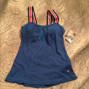 NWT Royal Blue FILA workout top.
